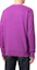 Shop Stone Island FW21 Crewneck Ungu Pria - Desain Patch Warna Solid. 751563020-V0045