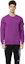 Sizing Stone Island FW21 Crewneck Ungu Pria - Desain Patch Warna Solid. 751563020-V0045