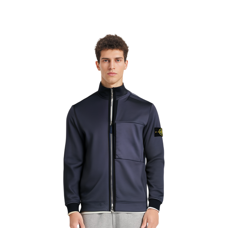 STONE ISLAND FW21 Purple Logo Badge Zip-Up Jacket Men’s Long Sleeve Outerwear 751563947-V0026 圖 7