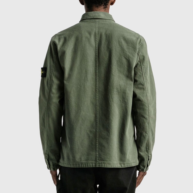 Stone Island FW21 Sage Green Pocket Long Sleeve Jacket Mens Casual Fall 751510704-V0055 圖 6