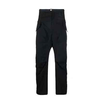STONE ISLAND FW21 Shadow Project Black Nylon Cargo Knit Pants 751930303-V2029