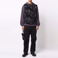 Lookbook STONE ISLAND FW21 Shadow Project Black Nylon Cargo Knit Pants 751930303-V2029