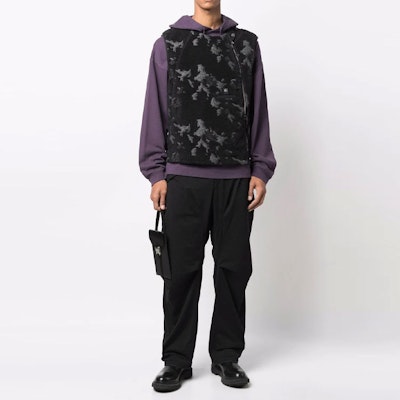 STONE ISLAND FW21 Shadow Project Seluar Kargo Hitam Nylon Knit 751930303-V2029 Lookbook STONE ISLAND FW21 Shadow Project Seluar Kargo Hitam Nylon Knit 751930303-V2029