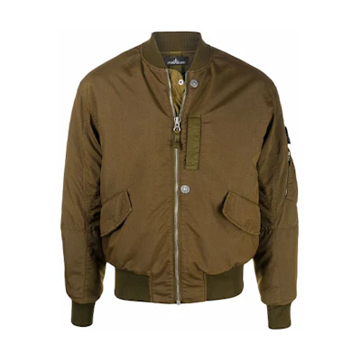 Stone Island FW21 Shadow Project Brown Zip-Up Jacket - Long Sleeve 751940706-V2071