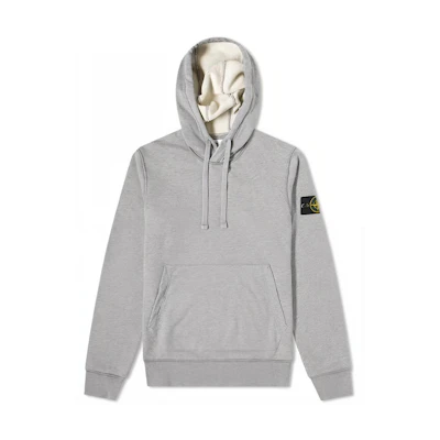 Stone Island FW21 Solid Color Pullover Hoodie Men’s Gray 721564151-V0M64