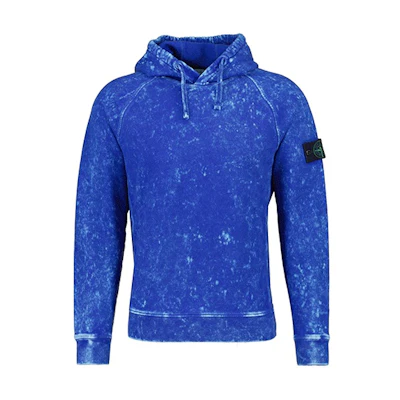 Stone Island FW21 Tie-Dye Hoodie Blue 751561338-V0022