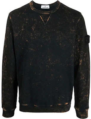 Stone Island FW21 綁染補丁圓領長袖衫 黑色 751561538-V0032 Order Stone Island FW21 綁染補丁圓領長袖衫 黑色 751561538-V0032