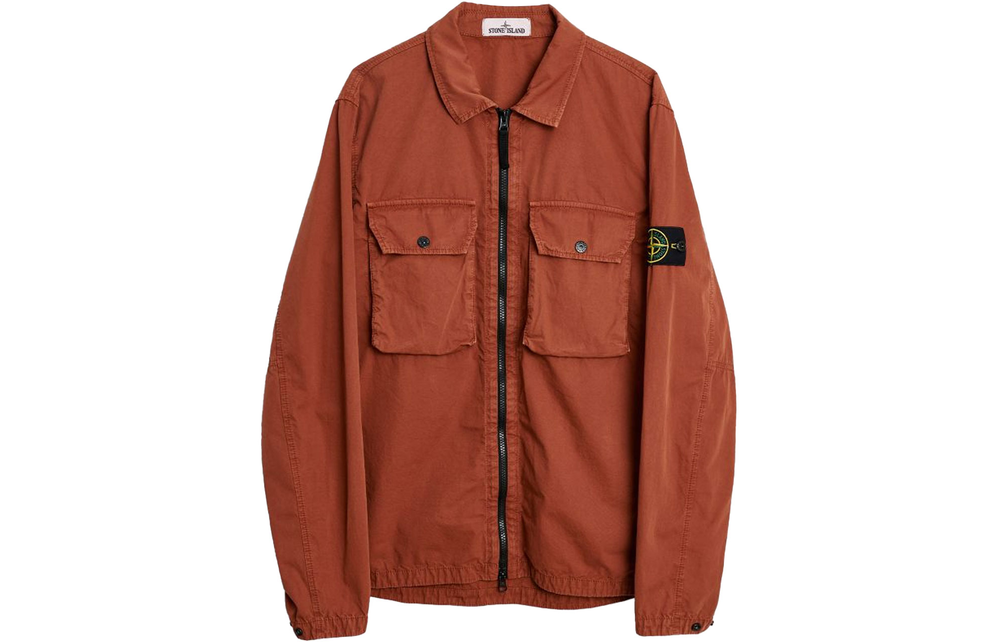 STONE ISLAND FW21 Washed Double Pocket Zip Jacket Brick Red  Outerwear 7515113WN-V0115 圖 2