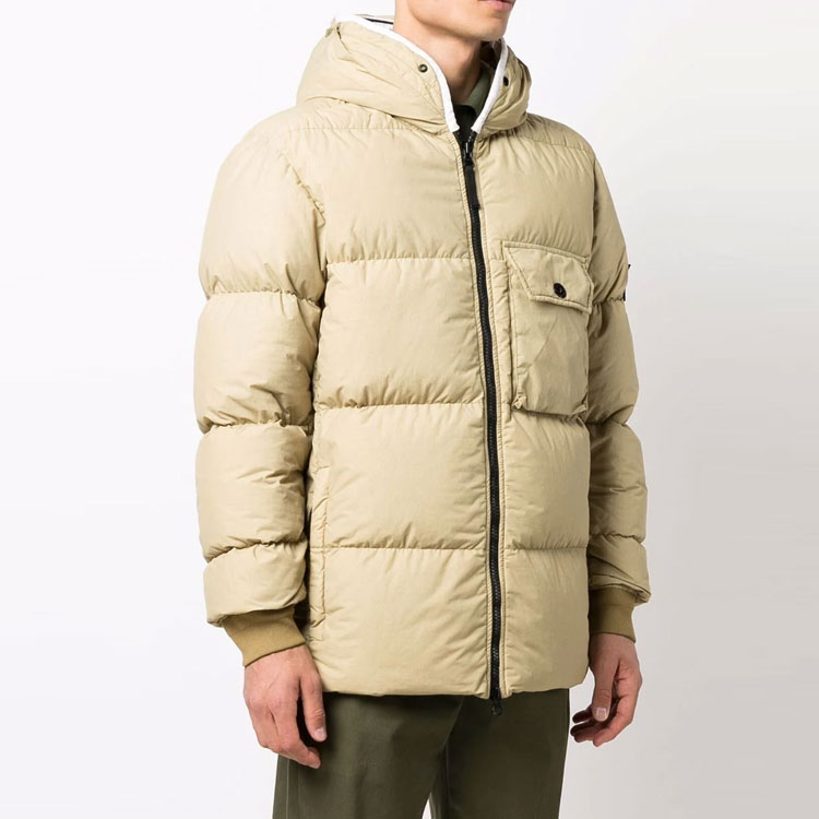 STONE ISLAND FW21 Yellow Down-Filled Puffer Jacket Unisex. 751543432-V0091 圖 4