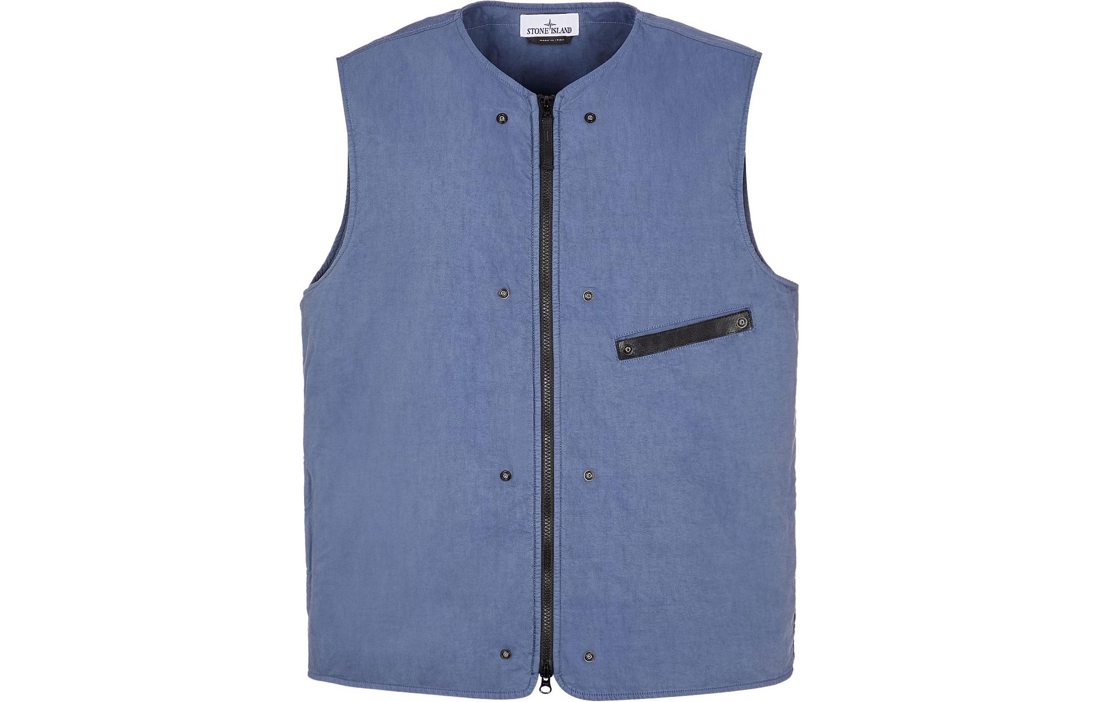 Purchase Stone Island FW22 Chaqueta Hoodie Azul 40 Aniversario Parche Logo Brillante. 7725401Q3-V0024