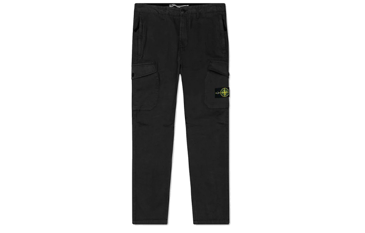 Stone Island FW22  Black Zip Long Sleeve Casual Cargo Pants 731531310-V0029 圖 2