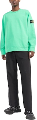 ストーンアイランド FW22 ブライトグリーン ロゴパッチ ベーシック スウェットシャツ 771563750-V0052 Lookbook ストーンアイランド FW22 ブライトグリーン ロゴパッチ ベーシック スウェットシャツ 771563750-V0052