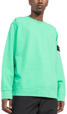 ストーンアイランド FW22 ブライトグリーン ロゴパッチ ベーシック スウェットシャツ 771563750-V0052 Shop ストーンアイランド FW22 ブライトグリーン ロゴパッチ ベーシック スウェットシャツ 771563750-V0052