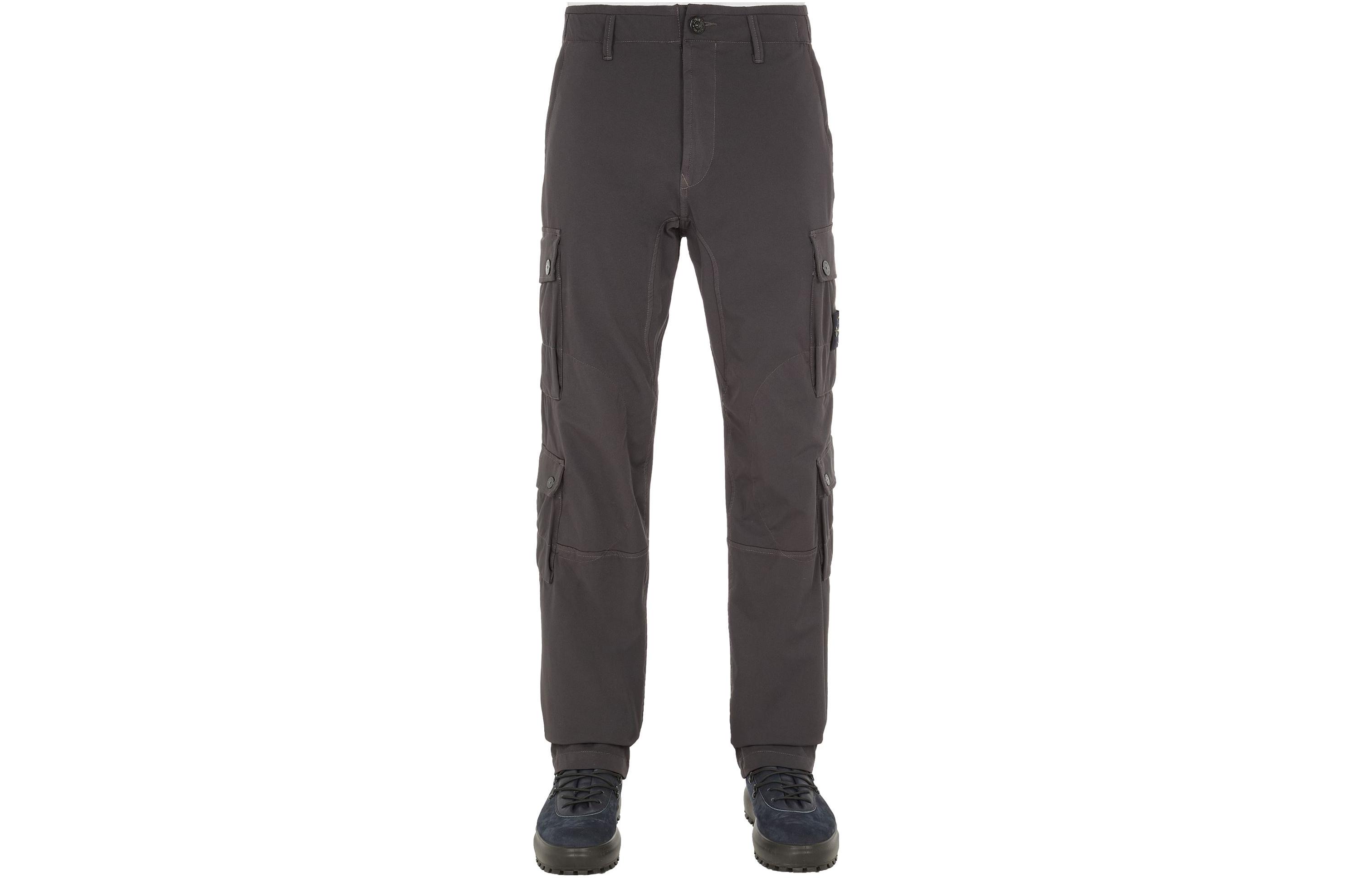 STONE ISLAND FW22  Cargo Pants Multi-Pocket Casual Trousers Dark Grey 771531104-V0065