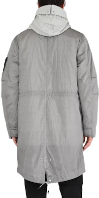 스톤아일랜드 FW22 그레이 메탈릭 나일론 후드 탈부착 트렌치코트 771570919-V0061 Purchase 스톤아일랜드 FW22 그레이 메탈릭 나일론 후드 탈부착 트렌치코트 771570919-V0061