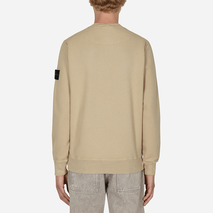 Purchase STONE ISLAND FW22 卡其色圓領長袖運動衫 771563020-V0090