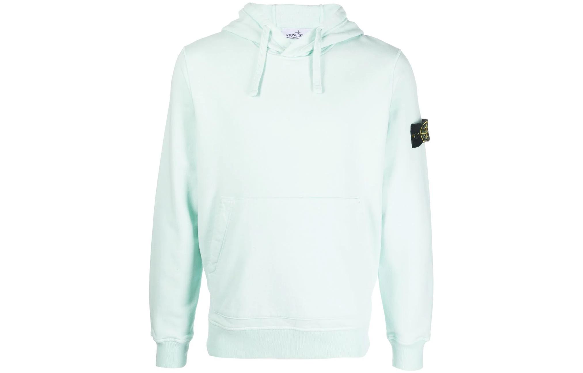 Stone Island FW22  Light Blue Logo Patch Long Sleeve Hoodie 771564120-V0044 圖 2