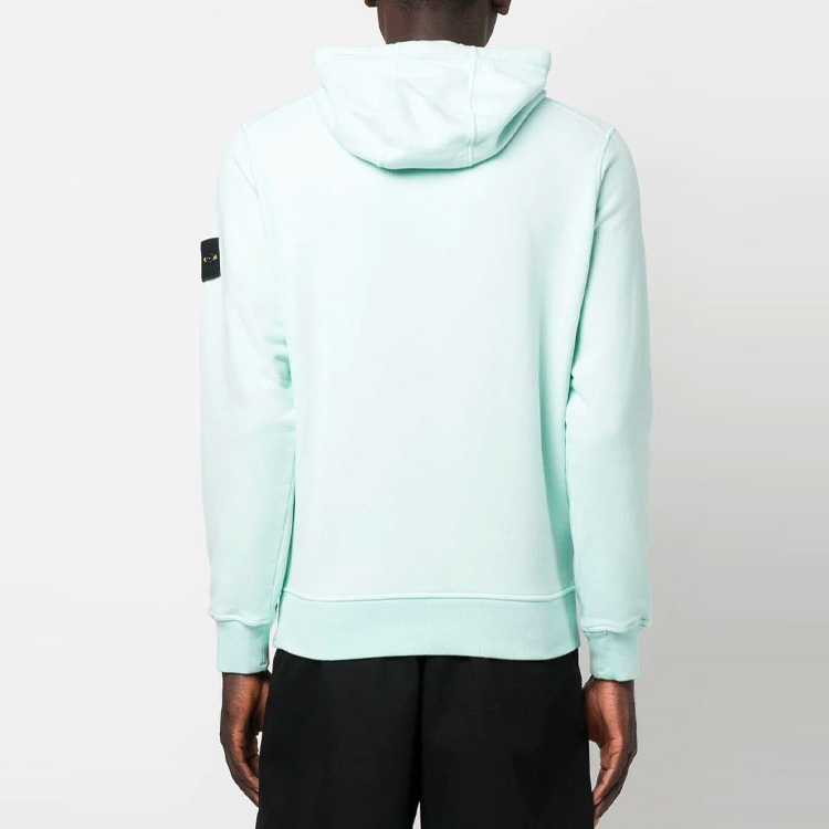 Stone Island FW22  Light Blue Logo Patch Long Sleeve Hoodie 771564120-V0044 圖 4