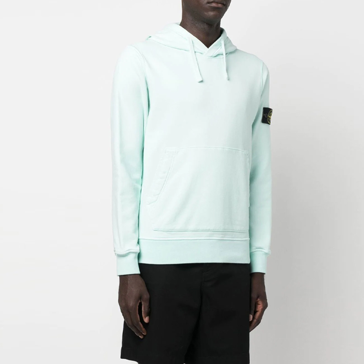 Stone Island FW22  Light Blue Logo Patch Long Sleeve Hoodie 771564120-V0044 圖 5