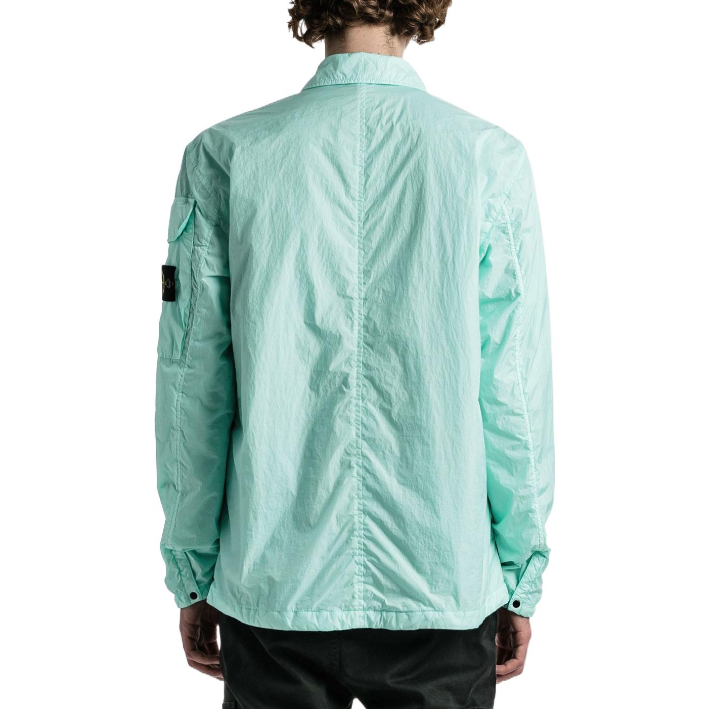 Purchase 스톤 아일랜드 FW22 연두 로고 패치 셔츠 재킷. 771510223-V0044