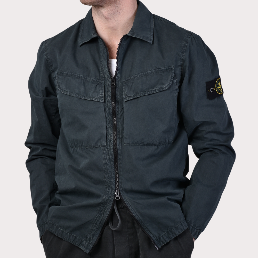 STONE ISLAND FW22  Lightweight Jacket Oil Green with Detachable Logo Patches 7715101WN-V0157 圖 4