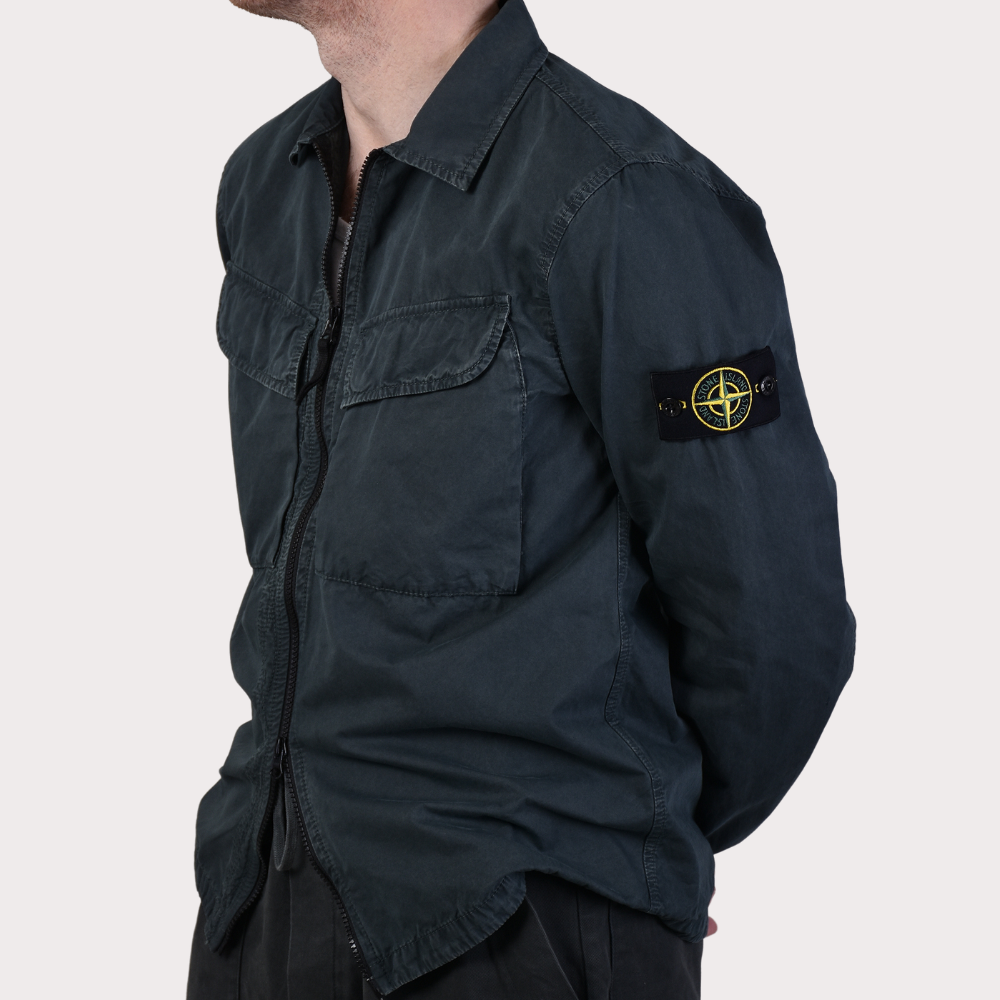 STONE ISLAND FW22  Lightweight Jacket Oil Green with Detachable Logo Patches 7715101WN-V0157 圖 6