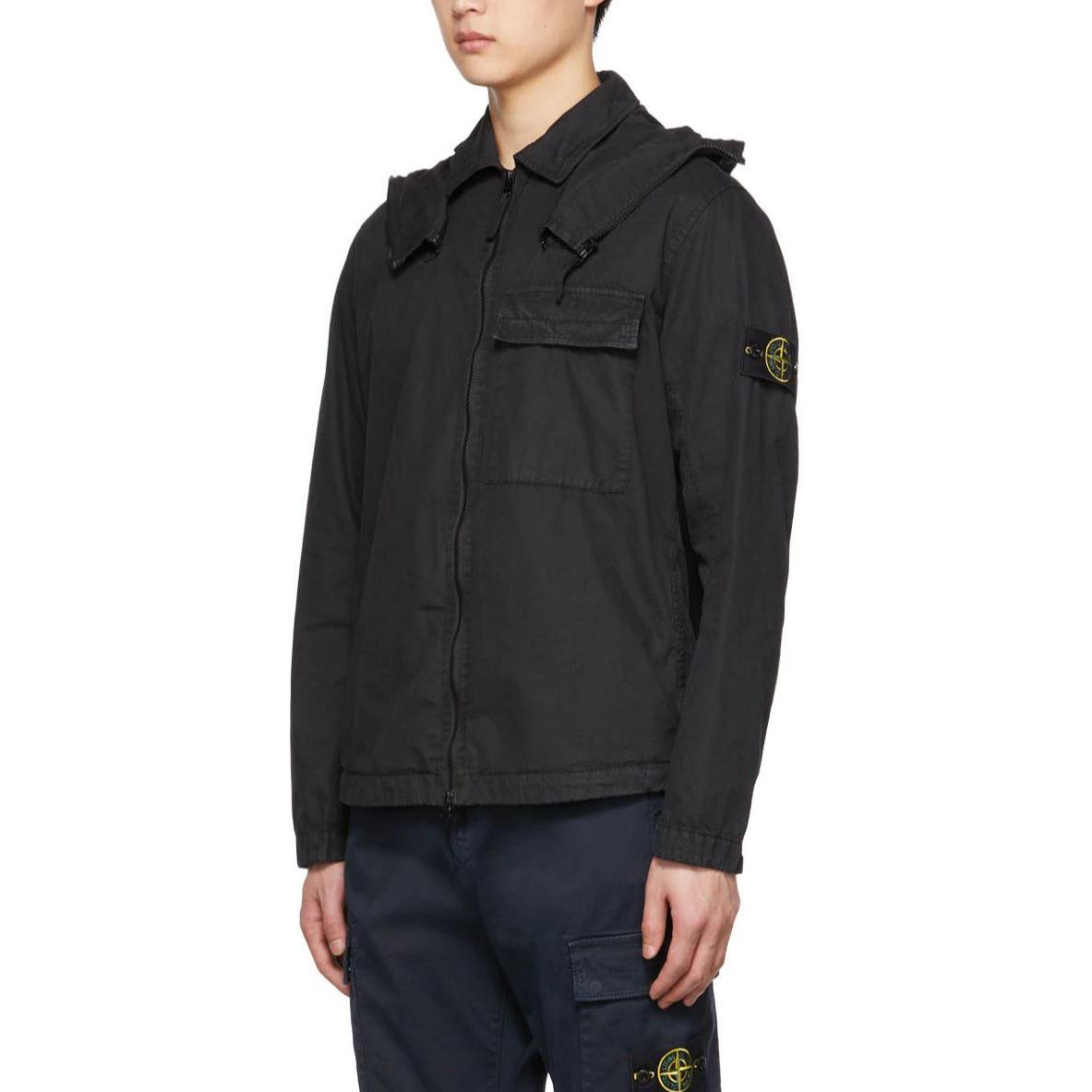 STONE ISLAND FW22  Logo Print Detachable Hood Full-Zip Jacket 7715114WN-V0129 圖 4