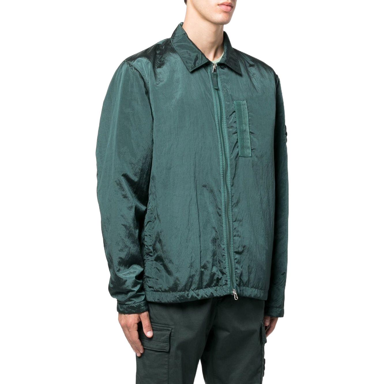 STONE ISLAND FW22  Metallic Nylon Lightweight Puffer Jacket Green 7715Q0519-V0057 圖 5