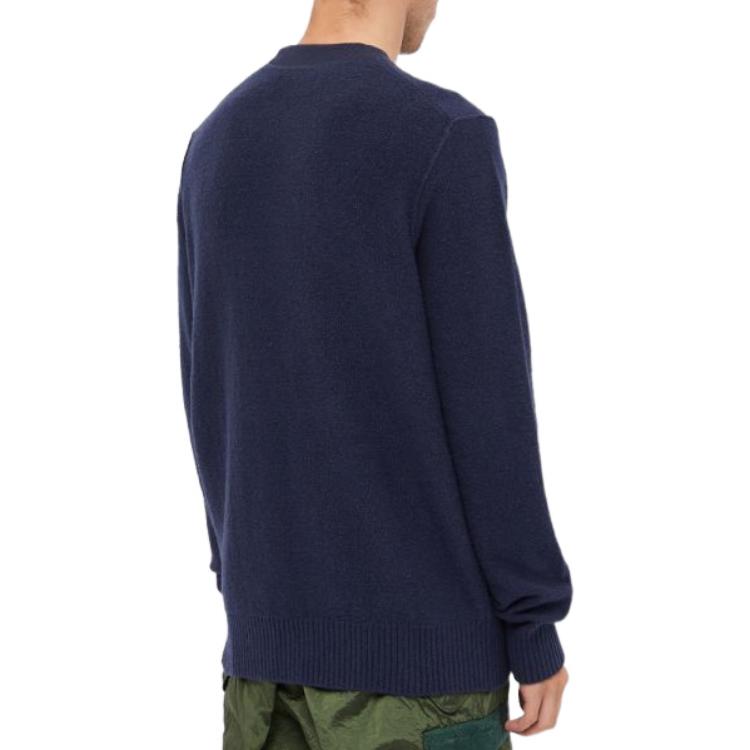 STONE ISLAND FW22  Navy Blue Crewneck Pullover Sweatshirt 7715523D2-V0020 圖 5