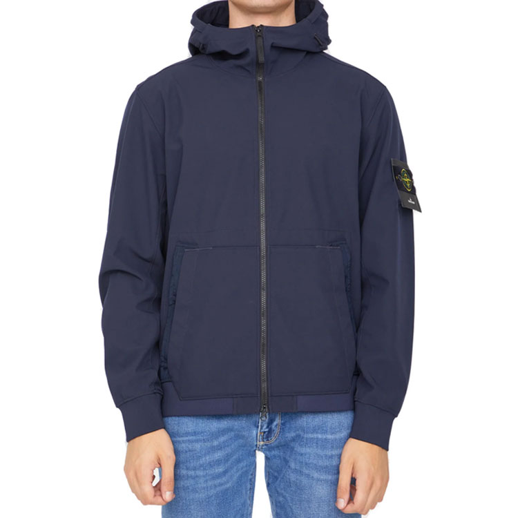 Stone Island FW22  Navy Blue Washed Zip-Up Hoodie Jacket. 7715Q0122-V0020 圖 4