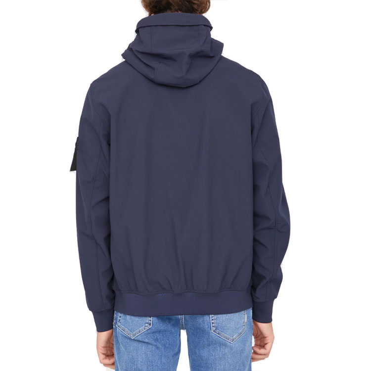 Stone Island FW22  Navy Blue Washed Zip-Up Hoodie Jacket. 7715Q0122-V0020 圖 5