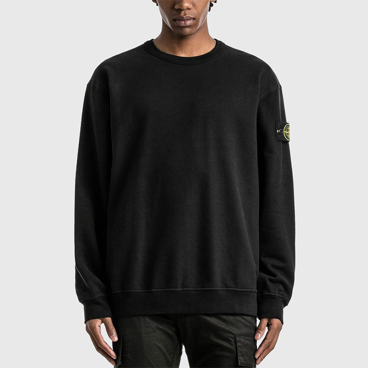 STONE ISLAND FW22  Oversized Crewneck Sweatshirt Black 771561720-V0029 圖 6