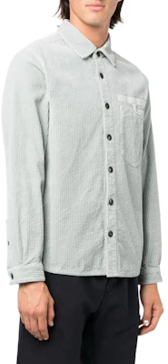 STONE ISLAND FW22 Solid Button-Up Long-Sleeve Shirt Teal 771511811-V0061 Purchase STONE ISLAND FW22 Solid Button-Up Long-Sleeve Shirt Teal 771511811-V0061