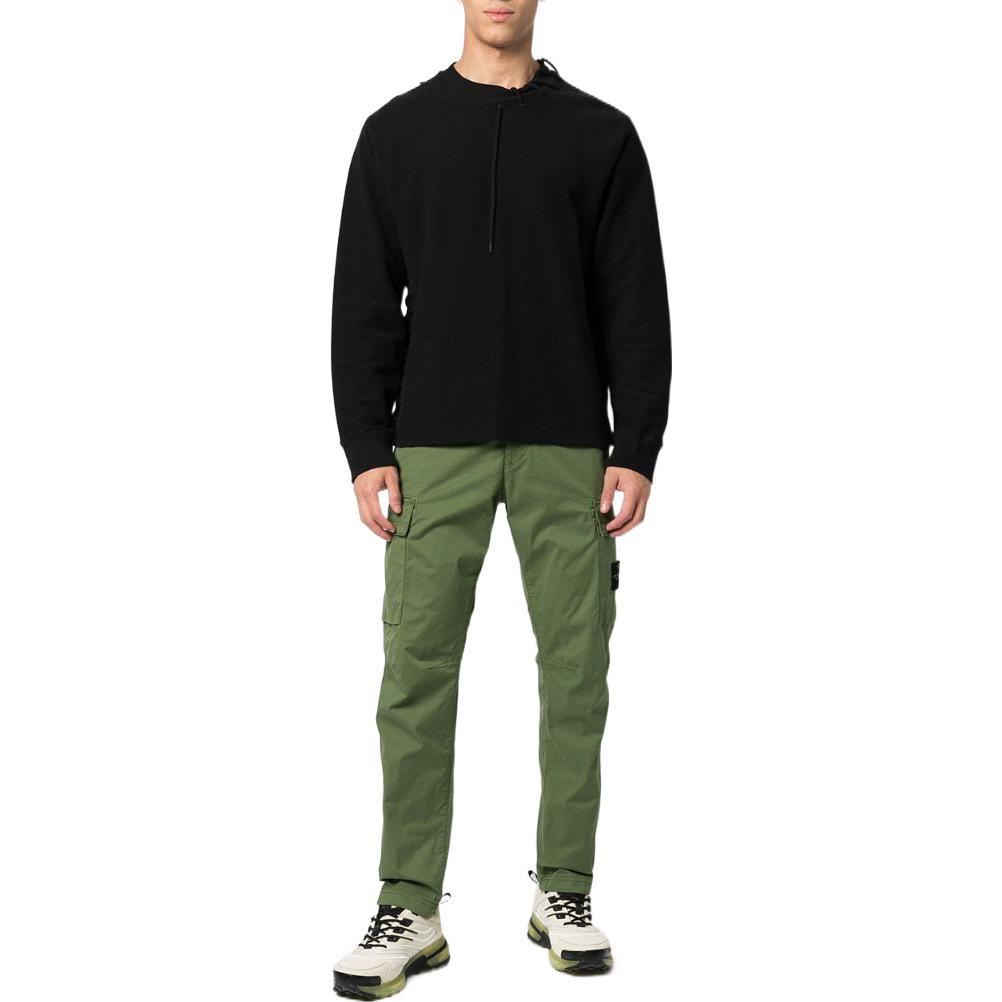STONE ISLAND FW22  Solid Logo Patch Green Casual Work Trousers 771530410-V0058 圖 3