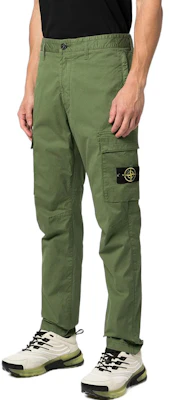 STONE ISLAND FW22 Pantalones de Trabajo Verdes Casual con Logo Patch Sólido. 771530410-V0058 Purchase STONE ISLAND FW22 Pantalones de Trabajo Verdes Casual con Logo Patch Sólido. 771530410-V0058