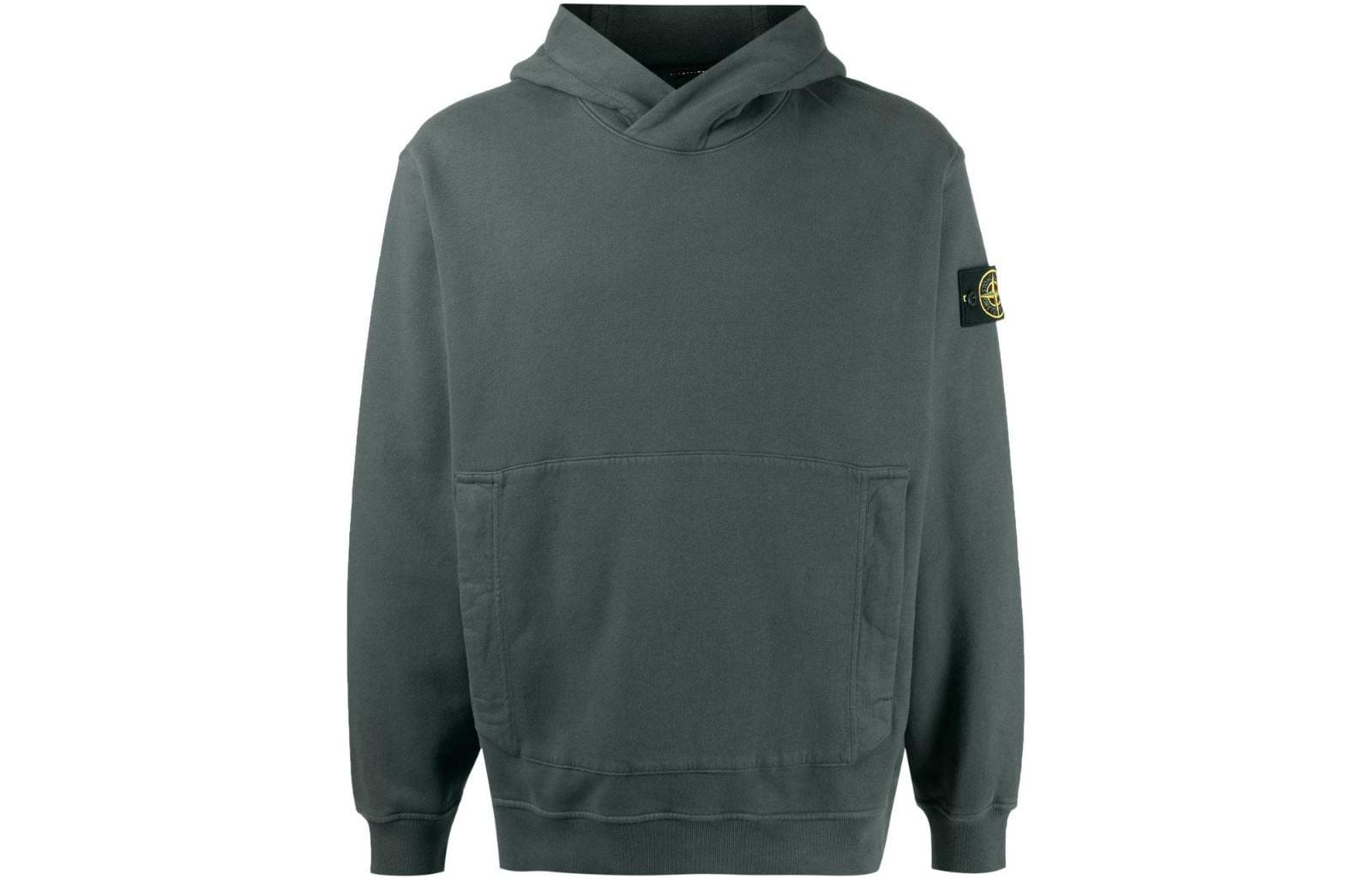 Stone Island FW22 Applique Hoodie Jacket Sweatshirt Men’s Dark Green 771561820-V0057