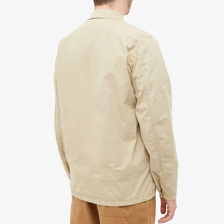 Stone Island FW22 Beige Lightweight Jacket with Removable Patch and Dual Pockets Men 7715101WN-V0190 圖 4