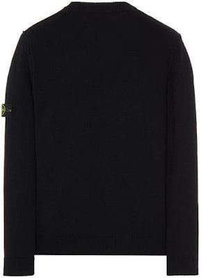 STONE ISLAND FW22 黑色羊毛圓領針織毛衣 男款 7715508A3-V0029 Lookbook STONE ISLAND FW22 黑色羊毛圓領針織毛衣 男款 7715508A3-V0029