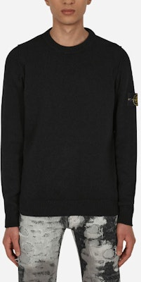 STONE ISLAND FW22 黑色羊毛圓領針織毛衣 男款 7715508A3-V0029 Purchase STONE ISLAND FW22 黑色羊毛圓領針織毛衣 男款 7715508A3-V0029