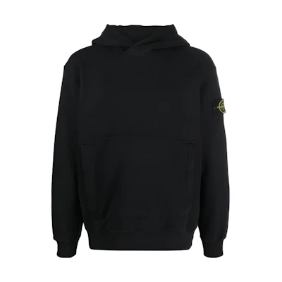 Stone Island FW22 Black Logo Hoodie Casual Wear 771561820-V0029