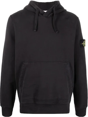 Stone Island FW22 Hoodie Logo Patch Hitam Baju Santai Katun 771564120-V0029 Buy Stone Island FW22 Hoodie Logo Patch Hitam Baju Santai Katun 771564120-V0029