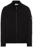STONE ISLAND FW22 Black Logo Zip Casual Long Sleeve Sweatshirt Men 771564320-V0029 STONE ISLAND FW22 Black Logo Zip Casual Long Sleeve Sweatshirt Men 771564320-V0029