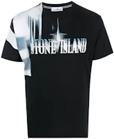 STONE ISLAND FW22 Blurred Logo Print Crewneck Short Sleeve T-Shirt Men 77152NS87-V0029 STONE ISLAND FW22 Blurred Logo Print Crewneck Short Sleeve T-Shirt Men 77152NS87-V0029