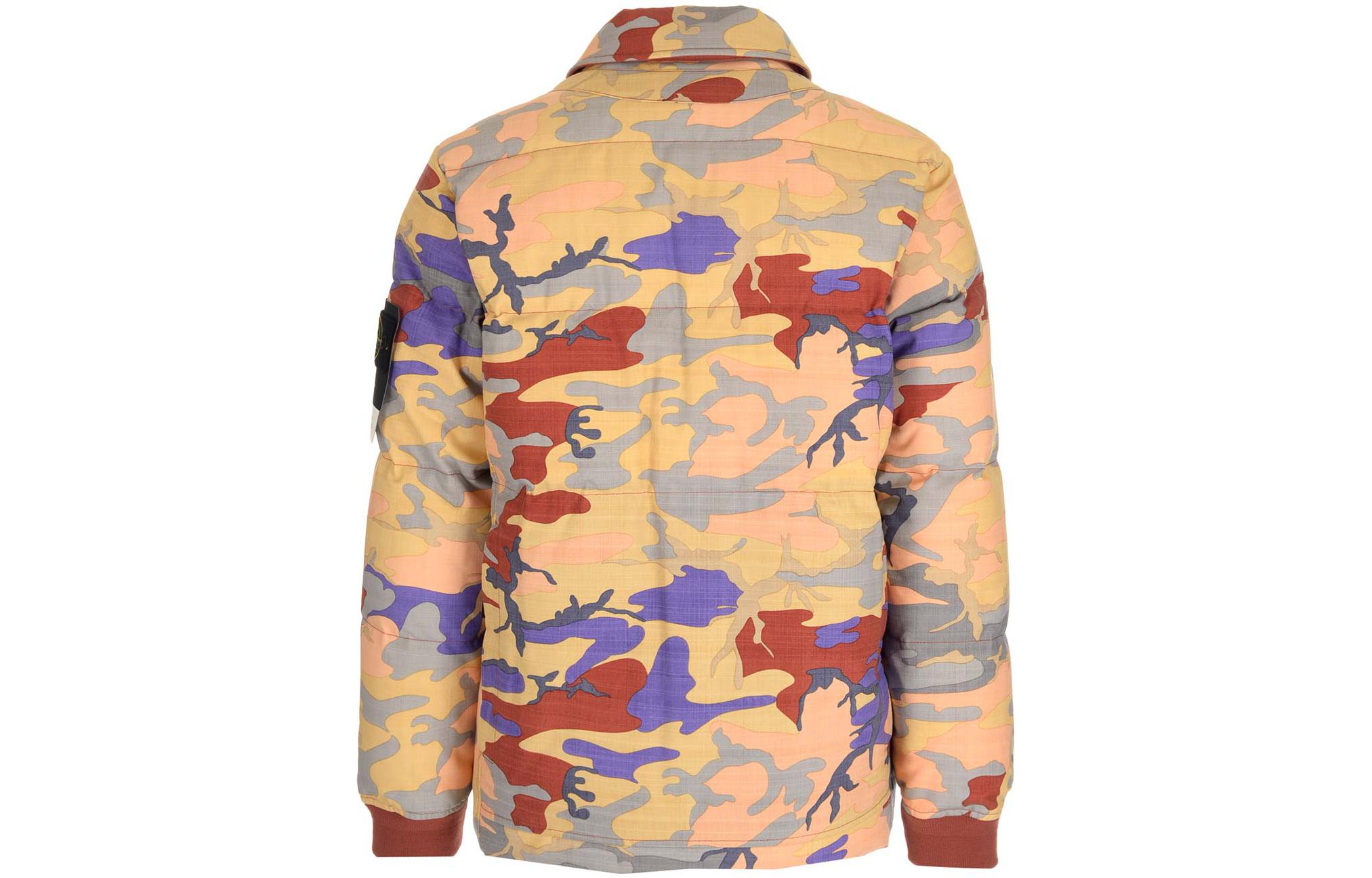 Lookbook ストーンアイランド FW22 迷彩柄ダウンジャケット ユニセックス - マルチカラー. 7715435E7-V0032