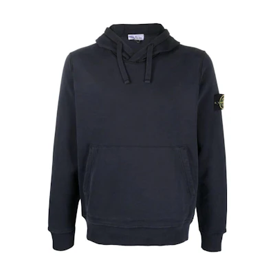 Stone Island FW22 Compass Hoodie Blue - Kangaroo Pocket Long Sleeve 771564120-V0020