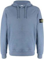 Stone Island FW22 Compass Logo Patch Hoodie Blue Long Sleeve Pullover 771564120-V0024 Stone Island FW22 Compass Logo Patch Hoodie Blue Long Sleeve Pullover 771564120-V0024