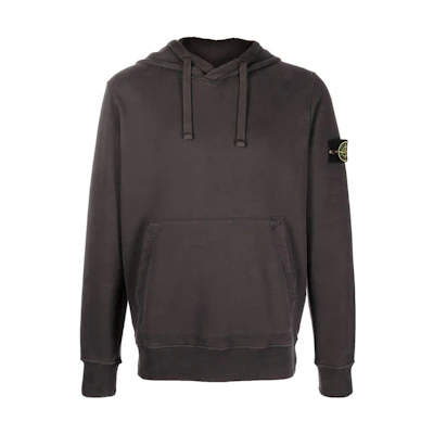 Stone Island FW22 Compass Patch Sweatshirt Iron Rust Grey Mens 771564120-V0065