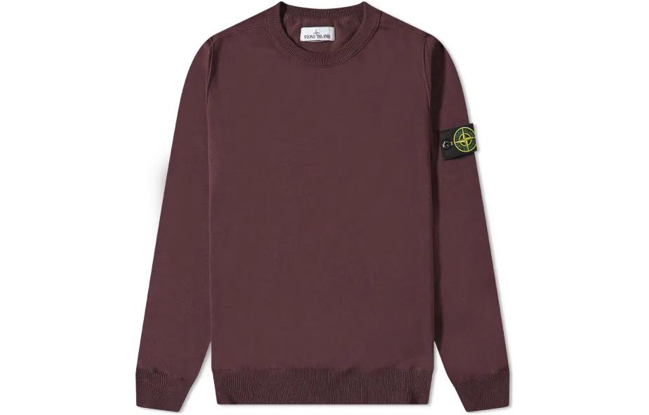 Stone Island FW22 Crewneck Sweatshirt Red Brown Casual Top 7615540B2-V0011
