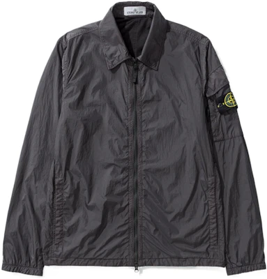 Stone Island FW22 皺褶尼龍襯衫外套 男款 炭灰色 771510223-V0065 Buy Stone Island FW22 皺褶尼龍襯衫外套 男款 炭灰色 771510223-V0065