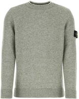 STONE ISLAND FW22 Green Crewneck Knit Sweater - Solid Color. 7715543C1-V0055 STONE ISLAND FW22 Green Crewneck Knit Sweater - Solid Color. 7715543C1-V0055